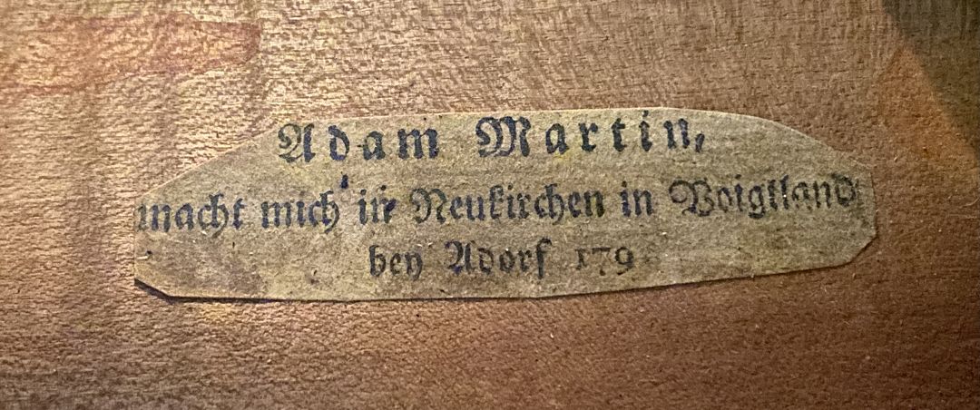 Martin Adam - um 1790 Vogtland - 7/8 Cello - C-439